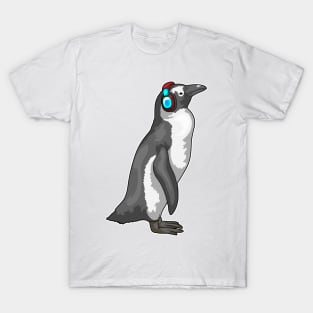 Penguin Music Headphone T-Shirt